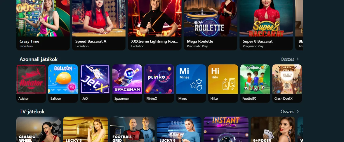 Nézd TV-játékok kínálatát